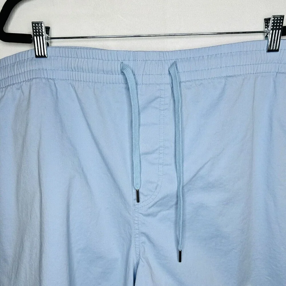Lands’ End Shorts Men’s 4XL (54-56) Big & Tall Light Blue Outdoor Chino Stretch